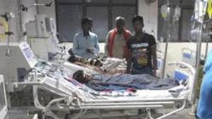 An inside view of a ward in BRD Hospital, Gorakhpur , where several children died last August after oxygen supply was allegedly stopped for non-payment of dues.(HT/File Photo) An inside view of a ward in BRD Hospital, Gorakhpur , where several children died last August after oxygen supply was allegedly stopped for non-payment of dues.(HT/File Photo)