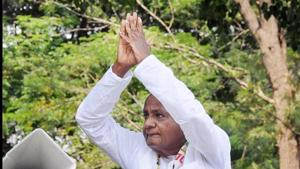 JD(S) president HD Deve Gowda at an election campaign, Mysuru, Karnataka(PTI) JD(S) president HD Deve Gowda at an election campaign, Mysuru, Karnataka(PTI)