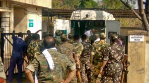 Bodies of Maoists, who were killed by security forces, being taken for postmortem at Gadchiroli in Maharashtra.(PTI) Bodies of Maoists, who were killed by security forces, being taken for postmortem at Gadchiroli in Maharashtra.(PTI)