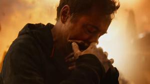 Robert Downey Jr as Tony Stark in Avengers: Infinity War. Robert Downey Jr as Tony Stark in Avengers: Infinity War.
