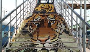 The Nagpur Division of Central Railway has beautified the two stations with paintings, sculptures and murals based on wildlife at the Tadoda National Park and local tribal art.(Twitter Photo/Commercial Inspector) The Nagpur Division of Central Railway has beautified the two stations with paintings, sculptures and murals based on wildlife at the Tadoda National Park and local tribal art.(Twitter Photo/Commercial Inspector)