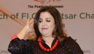 Farah Khan, who is choreographing Snam Kapoor’s sangeet, has fractured her leg.(AFP) Farah Khan, who is choreographing Snam Kapoor’s sangeet, has fractured her leg.(AFP)