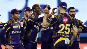 Two-time champions Kolkata Knight Riders retained West Indian Andre Russel to win a third Indian Premier League this year. Here is KKR’s full match schedule.(PTI) Two-time champions Kolkata Knight Riders retained West Indian Andre Russel to win a third Indian Premier League this year. Here is KKR’s full match schedule.(PTI)