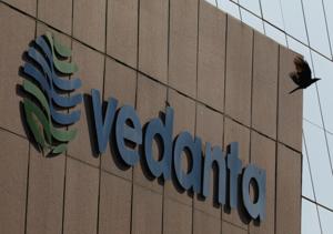 A bird flies past the logo of Vedanta installed on the facade of its headquarters in Mumbai.(Reuters File Photo) A bird flies past the logo of Vedanta installed on the facade of its headquarters in Mumbai.(Reuters File Photo)