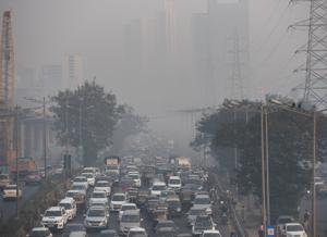 The data for Mumbai clearly indicates that even though the city has the advantage of sea breeze, it continues to face a pollution crisis.(HT PHOTO) The data for Mumbai clearly indicates that even though the city has the advantage of sea breeze, it continues to face a pollution crisis.(HT PHOTO)