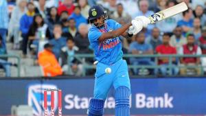 Hardik Pandya (in pic) and Dinesh Karthik will be part of the ICC World XI side for the Twenty20 International against the West Indies at Lord’s on 31 May, 2018.(AFP) Hardik Pandya (in pic) and Dinesh Karthik will be part of the ICC World XI side for the Twenty20 International against the West Indies at Lord’s on 31 May, 2018.(AFP)