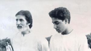 Abhishek Bachchan wished dad Amitabh on his new film.(Instagram) Abhishek Bachchan wished dad Amitabh on his new film.(Instagram)