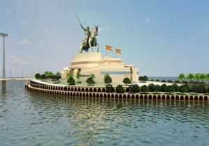 The state’s public works department submitted a proposal to increase the height of the statue to 210 metres.(HT file photo) The state’s public works department submitted a proposal to increase the height of the statue to 210 metres.(HT file photo)