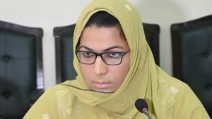 Nayyab Ali plans to run as an independent candidate.(Image courtesy: Business Recorder) Nayyab Ali plans to run as an independent candidate.(Image courtesy: Business Recorder)
