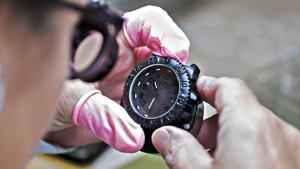 A watchmaker examines his creation.(Bloomberg) A watchmaker examines his creation.(Bloomberg)
