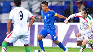 Sunil Chhetri will lead India at the 2019 Asian Cup in UAE.(AIFF) Sunil Chhetri will lead India at the 2019 Asian Cup in UAE.(AIFF)