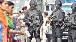 The National Security Guards have also been asked to train both Jammu and Kashmir State Police and CRPF in counter-terror operations in densely populated areas.(HT/File photo) The National Security Guards have also been asked to train both Jammu and Kashmir State Police and CRPF in counter-terror operations in densely populated areas.(HT/File photo)