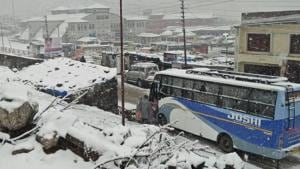 The yatra has been put on hold only temporarily and will be resumed with improvement in the weather.(ANI Photo) The yatra has been put on hold only temporarily and will be resumed with improvement in the weather.(ANI Photo)