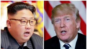 A combination photo shows North Korean leader Kim Jong Un in Pyongyang, North Korea and U.S. President Donald Trump in Palm Beach, Florida, U.S., respectively from Reuters files. Will Kim accept anything less than an explicit US pledge never to invade his country?(Reuters) A combination photo shows North Korean leader Kim Jong Un in Pyongyang, North Korea and U.S. President Donald Trump in Palm Beach, Florida, U.S., respectively from Reuters files. Will Kim accept anything less than an explicit US pledge never to invade his country?(Reuters)