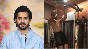 Varun Dhawan posted a workout video from his gym on Instagram.(Agencies/Instagram) Varun Dhawan posted a workout video from his gym on Instagram.(Agencies/Instagram)