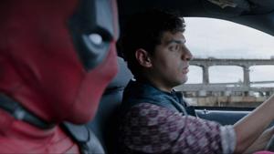 Karan Soni as Dopinder with Ryan Reynolds’ Deadpool. Karan Soni as Dopinder with Ryan Reynolds’ Deadpool.
