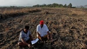 Farmers from Waghbill Village Ghodbunder road opposed the TMC desalination plant in Thane(HT Photo) Farmers from Waghbill Village Ghodbunder road opposed the TMC desalination plant in Thane(HT Photo)
