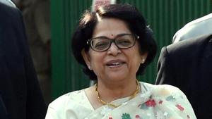 Justice Indu Malhotra was interacting with women advocates in the Supreme Court’s ladies bar room on Thursday, where she was felicitated by her former colleagues and friends.(PTI) Justice Indu Malhotra was interacting with women advocates in the Supreme Court’s ladies bar room on Thursday, where she was felicitated by her former colleagues and friends.(PTI)