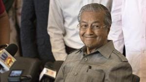 Mahathir Mohamad during a press conference in Kuala Lumpur, Malaysia on Thursday.(AP Photo) Mahathir Mohamad during a press conference in Kuala Lumpur, Malaysia on Thursday.(AP Photo)