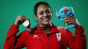 Punam Yadav won gold medal in women's 69kg category in weightlifting at the Gold Coast 2018 Commonwealth Games.(Getty Images) Punam Yadav won gold medal in women's 69kg category in weightlifting at the Gold Coast 2018 Commonwealth Games.(Getty Images)