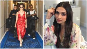 Kangana Ranaut and Deepika Padukone are representing different brands at the festival.(Instagram) Kangana Ranaut and Deepika Padukone are representing different brands at the festival.(Instagram)