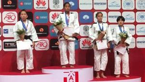 India won two golds and one bronze medal on Day 1 of Asian Cadet Judo Championships in Lebanon.(Twitter) India won two golds and one bronze medal on Day 1 of Asian Cadet Judo Championships in Lebanon.(Twitter)