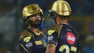 Kolkata Knight Riders face Kings XI Punjab in a must-win Indian Premier League (IPL) encounter on Saturday.(AFP) Kolkata Knight Riders face Kings XI Punjab in a must-win Indian Premier League (IPL) encounter on Saturday.(AFP)