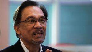 File photo of Malaysian opposition leader Anwar Ibrahim.(AFP photo) File photo of Malaysian opposition leader Anwar Ibrahim.(AFP photo)