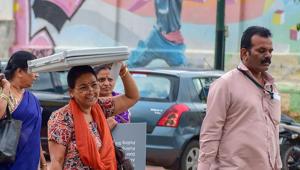 Polling officials collect EVMs and other election material on the eve of Karnataka Assembly elections in Bengaluru on May 11.(PTI Photo) Polling officials collect EVMs and other election material on the eve of Karnataka Assembly elections in Bengaluru on May 11.(PTI Photo)
