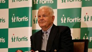 Brian Tempest, director, Board of Directors, Fortis Healthcare Limited, addresses a news conference in Gurgaon on Friday.(Reuters File Photo) Brian Tempest, director, Board of Directors, Fortis Healthcare Limited, addresses a news conference in Gurgaon on Friday.(Reuters File Photo)