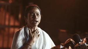 West Bengal chief minister Mamata Banerjee speaks to media in New Delhi.(Burhaan Kinu/HT File Photo) West Bengal chief minister Mamata Banerjee speaks to media in New Delhi.(Burhaan Kinu/HT File Photo)