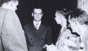 Richard Feynman at Los Alamos, New Mexico, where he was roped in along with other brilliant minds to develop an atomic bomb for use in World War 2. When the bomb was ultimately used, against Japan, it filled him with regret over his work.(Source: Wikimedia Commons) Richard Feynman at Los Alamos, New Mexico, where he was roped in along with other brilliant minds to develop an atomic bomb for use in World War 2. When the bomb was ultimately used, against Japan, it filled him with regret over his work.(Source: Wikimedia Commons)