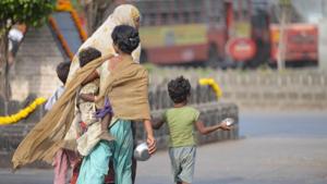 Senior police inspector Milind Gaikwad said that the drive is aimed at reducing the public nuisance of beggars in the area.(HT REPRESENTATIVE PHOTO) Senior police inspector Milind Gaikwad said that the drive is aimed at reducing the public nuisance of beggars in the area.(HT REPRESENTATIVE PHOTO)