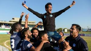 Minerva Punjab FC owner Ranjit Bajaj was found guilty by AIFF after racially abusing a referee during his team’s U-18 match.(Twitter) Minerva Punjab FC owner Ranjit Bajaj was found guilty by AIFF after racially abusing a referee during his team’s U-18 match.(Twitter)