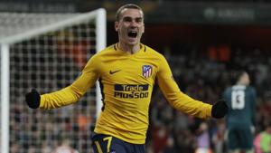 Antoine Griezmann can leave Atletico Madrid after representing them in the Europa League final against Marseille.(AP) Antoine Griezmann can leave Atletico Madrid after representing them in the Europa League final against Marseille.(AP)