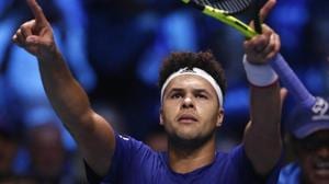 Jo-Wilfried Tsonga will miss French Open after failing to recover from knee surgery.(AP) Jo-Wilfried Tsonga will miss French Open after failing to recover from knee surgery.(AP)