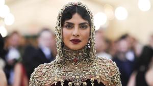 Actor Priyanka Chopra arrives at the Metropolitan Museum of Art Costume Institute Gala (Met Gala).(REUTERS) Actor Priyanka Chopra arrives at the Metropolitan Museum of Art Costume Institute Gala (Met Gala).(REUTERS)