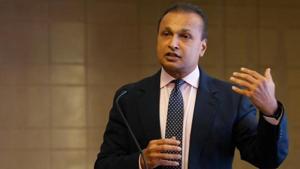Anil Ambani group-led Reliance Naval & Engineering owes over <span class='webrupee'>₹</span>9,000 to over two dozen banks mostly state-run, led by the troubled IDBI Bank.(Reuters File Photo) Anil Ambani group-led Reliance Naval & Engineering owes over <span class='webrupee'>₹</span>9,000 to over two dozen banks mostly state-run, led by the troubled IDBI Bank.(Reuters File Photo)