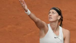Czech Republic's tennis player Petra Kvitova won the Madrid Open on Saturday.(AFP) Czech Republic's tennis player Petra Kvitova won the Madrid Open on Saturday.(AFP)