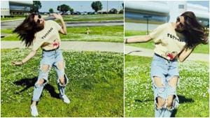 Anushka Sharma shows us how to wear low-key boyfriend jeans in summer. (Instagram) Anushka Sharma shows us how to wear low-key boyfriend jeans in summer. (Instagram)