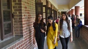 DU will announce only five cutoff lists with the last list coming out on July 12. The university will announce the first cutoff list on June 19. Admissions under the first list will happen till June 21.(Hindustan Times/Sushil Kumar) DU will announce only five cutoff lists with the last list coming out on July 12. The university will announce the first cutoff list on June 19. Admissions under the first list will happen till June 21.(Hindustan Times/Sushil Kumar)