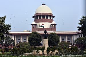 A view of Supreme Court building in New Delhi(HT PHOTO)