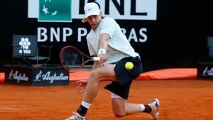 Denis Shapovalov in action during his first round match against Czech Republic's Tomas Berdych in the Italian Open in Rome on May 15, 2018.(REUTERS) Denis Shapovalov in action during his first round match against Czech Republic's Tomas Berdych in the Italian Open in Rome on May 15, 2018.(REUTERS)