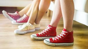 There are various ways to give a funky edge to your canvas shoes.(Shutterstock) There are various ways to give a funky edge to your canvas shoes.(Shutterstock)