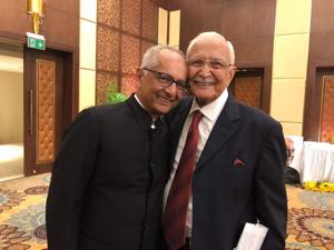 Jay Mehta with father Mahendra Mehta. Jay Mehta with father Mahendra Mehta.