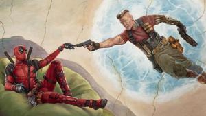 Ryan Reynolds as Deadpool and Josh Brolin as Cable in a poster for Deadpool 2. Ryan Reynolds as Deadpool and Josh Brolin as Cable in a poster for Deadpool 2.