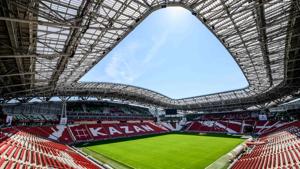 After ratifying the usage of the video assistant referee in Russia, FIFA is set to break more technological barriers at the 2018 World Cup. Image of stadium for representative purposes only.(AFP) After ratifying the usage of the video assistant referee in Russia, FIFA is set to break more technological barriers at the 2018 World Cup. Image of stadium for representative purposes only.(AFP)