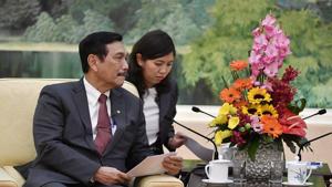Indonesia's coordinating minister for maritime affairs Luhut Pandjaitan in Beijing.(AP File Photo) Indonesia's coordinating minister for maritime affairs Luhut Pandjaitan in Beijing.(AP File Photo)