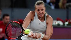 Karolina Pliskova exchanged a brief word with Maria Sakkari at the end of their second round Italian Open tennis game in Rome on Wednesday, before approaching referee Marta Mrozinska with an outstretched hand then withdrawing it and repeatedly smashing the chair with her racquet.(AFP) Karolina Pliskova exchanged a brief word with Maria Sakkari at the end of their second round Italian Open tennis game in Rome on Wednesday, before approaching referee Marta Mrozinska with an outstretched hand then withdrawing it and repeatedly smashing the chair with her racquet.(AFP)