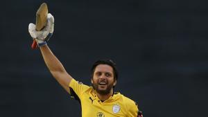 Shahid Afridi, one of the most popular cricketers in Pakistan, announced his retirement from international cricket last year, but continues to play in T20 leagues around the world.(Getty Images) Shahid Afridi, one of the most popular cricketers in Pakistan, announced his retirement from international cricket last year, but continues to play in T20 leagues around the world.(Getty Images)